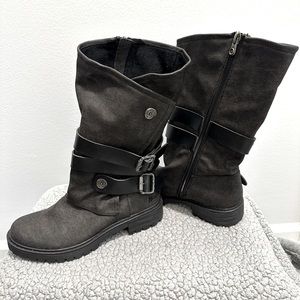 Blowfish Charcoal Mid-Calf Boot